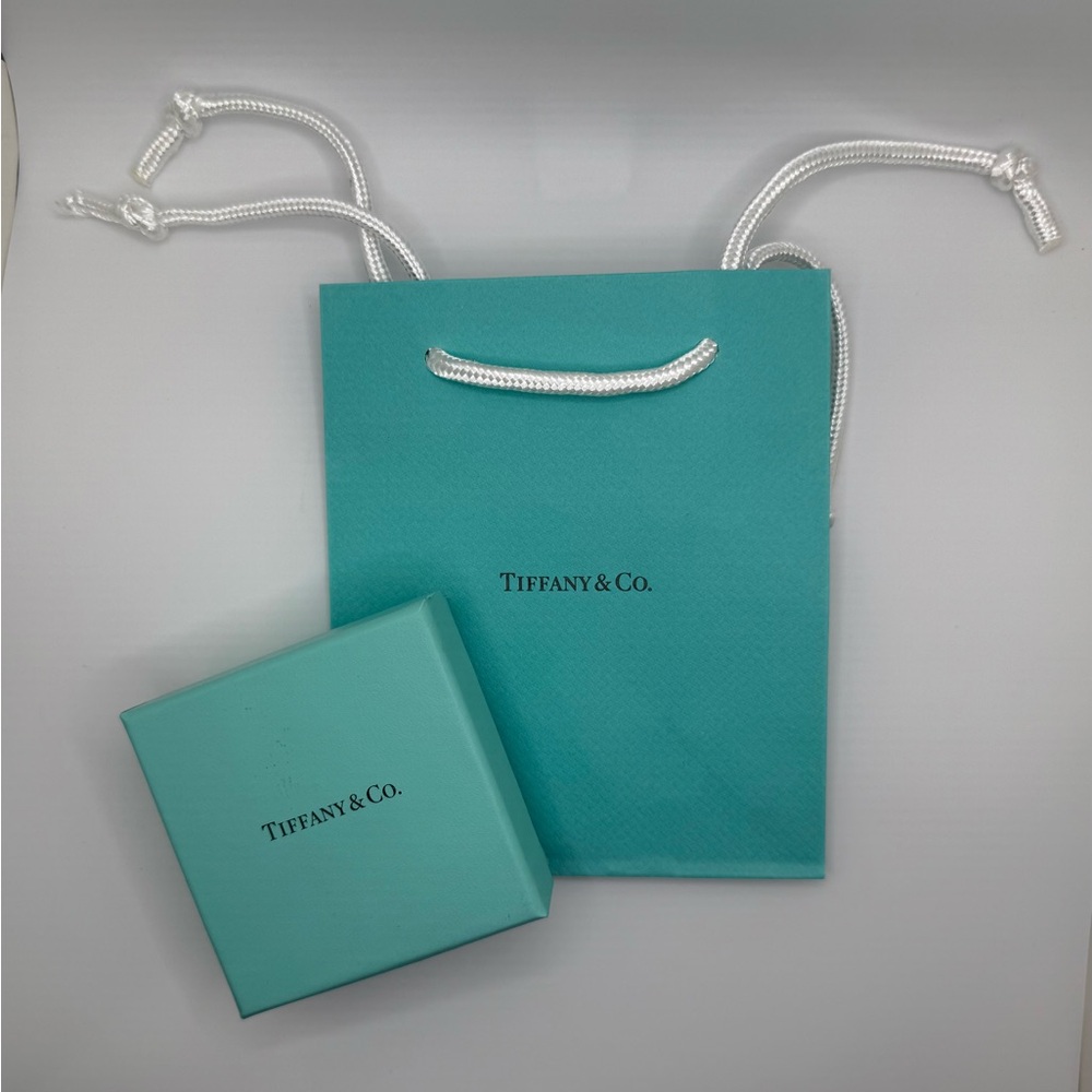 New! Tiffany & Co. signature blue bag and box